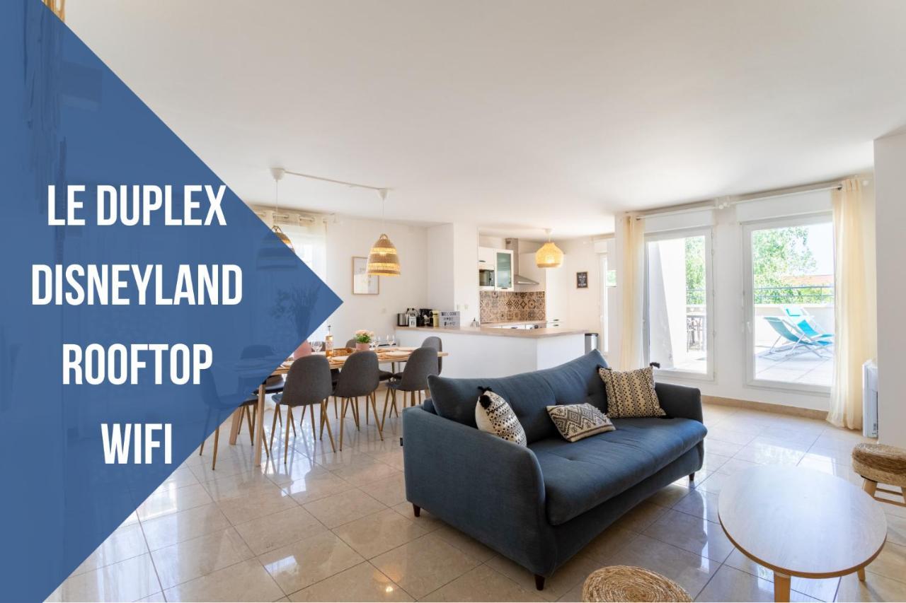 Le Duplex - Disneyland - Rooftop - Wifi Монтеврен Экстерьер фото